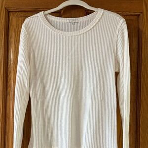 Z Supply Cream waffle top